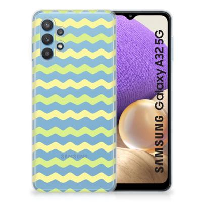 Samsung Galaxy A32 5G | TPU bumper | Waves Yellow