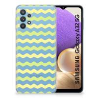 Samsung Galaxy A32 5G | TPU bumper | Waves Yellow