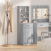 Highboard met lade Grijs sonoma 40 x 40,5 x 135 cm Bewerkt hout