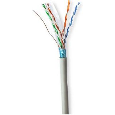 Nedis CCBG8522GY300S netwerkkabel Grijs 305 m Cat6 F/UTP (FTP)