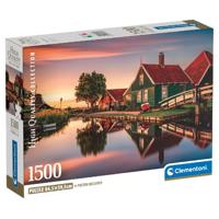 Clementoni High Quality Collection Puzzel Zaanse Schans 1500 Stukjes - thumbnail