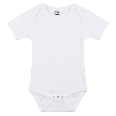 Basic rompertje - wit - voor babys - kleding - katoen
