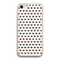 Hartjes: iPhone 7 Transparant Hoesje
