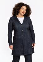 Yoek Lange blazer DENIM | Zwart | Maat 50/52