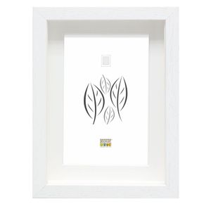 Deknudt Witte houten kader om objecten in te lijsten 30x30 S223K1