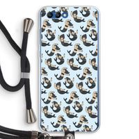 Zeemeermin: Honor 10 Transparant Hoesje met koord