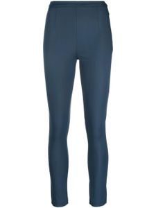 Patrizia Pepe pantalon slim à taille mi-haute - Bleu