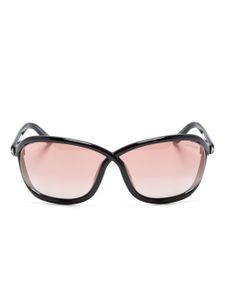 TOM FORD Eyewear lunettes de soleil Fernanda à monture papillon - Noir