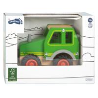 Small Foot houten tractor groen