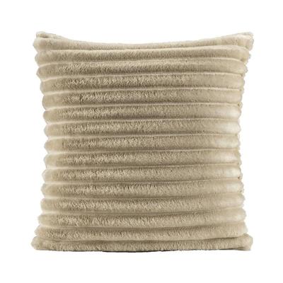 2e Halve Prijs Leen Bakker - Sierkussen Zaira - Zand - 45x45 Cm - Polyester - Beige - 10x45x45 Cm