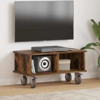 TV-standaard Gerookt eiken 68,5 x 35 x 35 cm Bewerkt hout