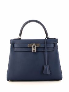 Hermès Pre-Owned sac à main Kelly 28 cm pre-owned (2019) - Bleu