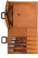 MUUD Carita B Whisky - Handgemaakt leren inleg 14 x 21 cm voor breinaaldenpunten