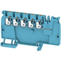 Weidmüller 2522840000 Verdeler-serieklem Push-In-klem, Steekaansluiting Blauw 50 stuk(s)