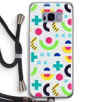 8-bit N°1: Samsung Galaxy S8 Plus Transparant Hoesje met koord