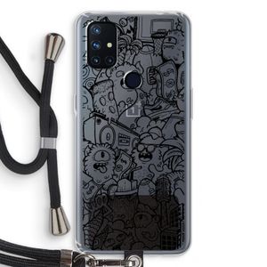 Vexx Black City : OnePlus Nord N10 5G Transparant Hoesje met koord