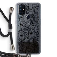 Vexx Black City : OnePlus Nord N10 5G Transparant Hoesje met koord