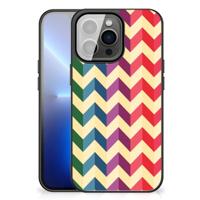 iPhone 13 Pro Max Back Case Zigzag Multi Color