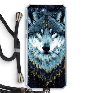 Darkness Wolf: Honor 10 Transparant Hoesje met koord