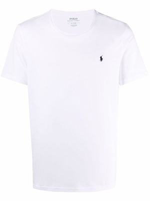 Polo Ralph Lauren t-shirt à broderie Poly Pony - Blanc