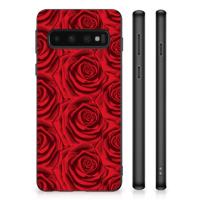Samsung Galaxy S10 Skin Case Red Roses