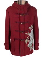 ETRO duffle-coat à imprimé graphique - Rouge