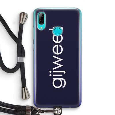 Gijweet: Huawei P Smart (2019) Transparant Hoesje met koord