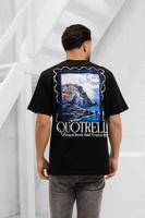 Quotrell Rivera T-Shirt Heren Zwart/Wit - Maat S - Kleur: Zwart | Soccerfanshop