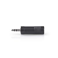 Nedis Stereo-Audioadapter | 3,5 mm Male | 6,35 mm Female | 1 stuks - CAGB22935BK CAGB22935BK - thumbnail