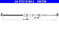 ATE Handremkabel 24.3727-0199.2 - thumbnail