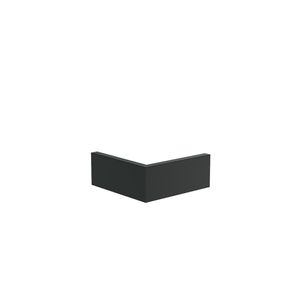 Keerwand aluminium buitenhoek 50x50x20cm.