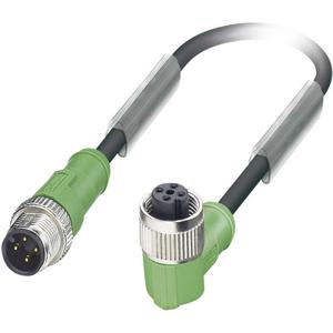Phoenix Contact 1668496 Sensor/actuator connector, geassembleerd M12 Aantal polen (sensoren): 4 Stekker, recht, Bus, haaks 1.50 m 1 stuk(s)