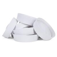 Smiffys matrozen verkleed hoedje - 6x - wit - volwassenen - Matroos - Zeeman - Carnaval