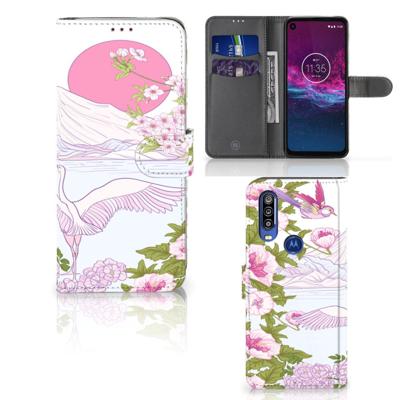 Motorola One Action | Telefoonhoesje | Met pasjeshouder | Bird Standing