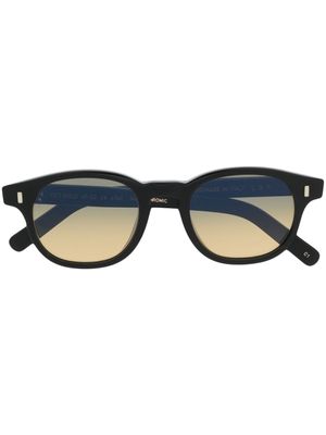 L.G.R lunettes de soleil teintées à monture ronde - Noir