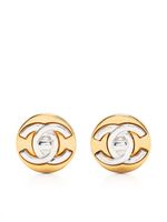 CHANEL Pre-Owned boucles d'oreilles CC Turn-lock à clips (1997) - thumbnail