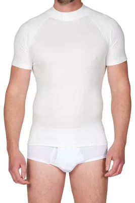 Heren thermo shirt Korte mouw - Thermo ondergoed heren - Ronde hals - Thermo kleding heren