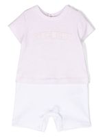 Givenchy Kids combishort à logo appliqué - Rose - thumbnail