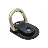 Abus WBA75 Muur-/Vloeranker Slot Zwart, 14mm dik, extreem hoge weerstand, geschikt voor kettingslot #AbusWBA75