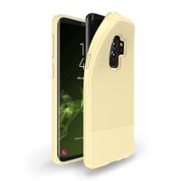 Samsung Galaxy S9 Plus | TPU Hoesje | Geborsteld Goud