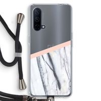 A touch of peach: OnePlus Nord CE 5G Transparant Hoesje met koord