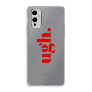 Ugh: OnePlus 9 Transparant Hoesje