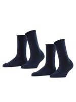 Esprit - 2p Socks - Basic Pure - navy, Maat:35-38