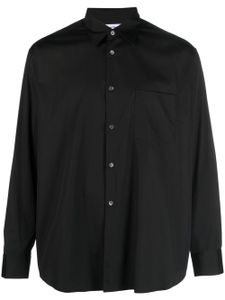 Comme Des Garçons Shirt chemise en coton à boutonnière - Noir