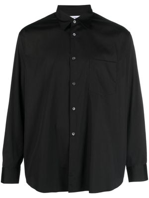Comme Des Garçons Shirt chemise en coton à boutonnière - Noir