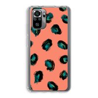 Pink Cheetah: Xiaomi Redmi Note 10S Transparant Hoesje