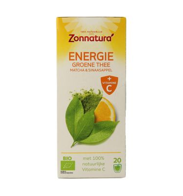 Energie groene thee met vitamine C bio