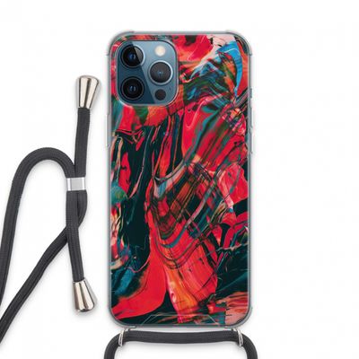 Endless Descent: iPhone 13 Pro Max Transparant Hoesje met koord