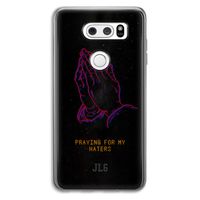 Praying For My Haters: LG V30 Transparant Hoesje
