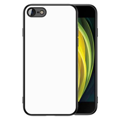 Back Cover iPhone 7/8/SE 2020/SE 2022 Telefoon Hoesje Zwart/wit